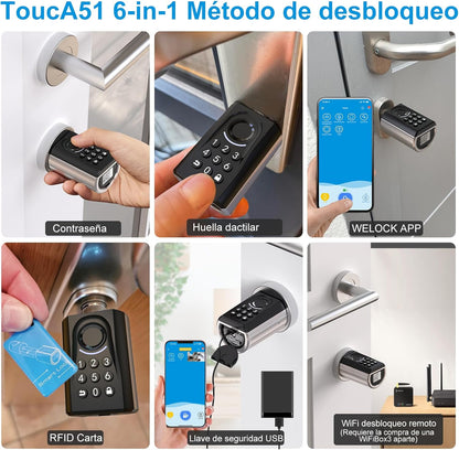 Cerradura WELOCK ToucA51 - Acceso Inteligente y Gestión Multimodal